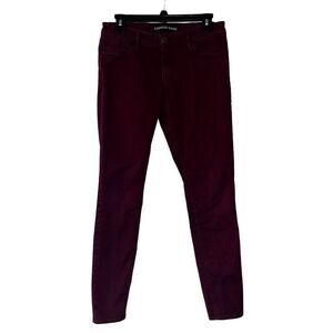 Express Jeans maroon legging Stella low-rise 6